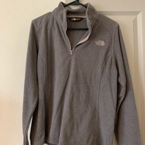 Gray North Face Fleece